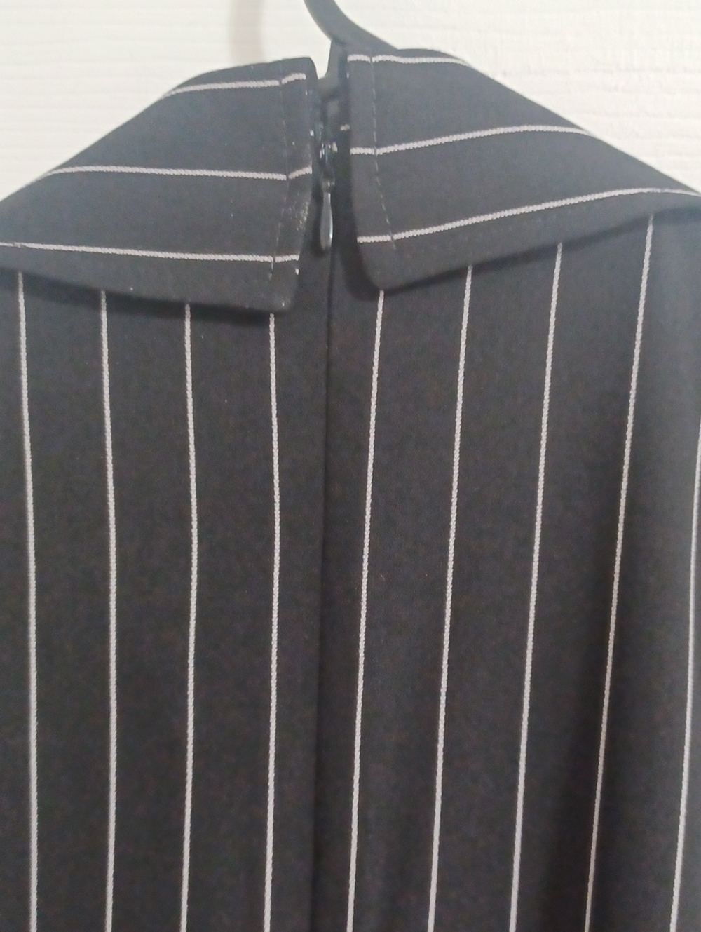 DKNY Black Pinstripe Sleeveless Double-Breasted Sheath Dress. New Size 14 - Picture 8 of 9